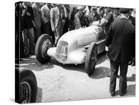 Mercedes-Benz W25 at the French Grand Prix, Montlhery, 1934-null-Stretched Canvas