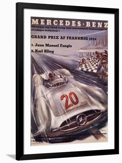 Mercedes Benz-H^ Liskars-Framed Art Print