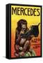 Mercedes Boots Of Germany-Mercedes-Framed Stretched Canvas