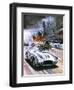 Mercedes Crash in the 1955 Le Mans Race-Graham Coton-Framed Giclee Print