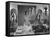 Mercedes de Areilza, Daughter of Spanish Ambassador to Un, Preparing for Dinner Party-Nina Leen-Framed Stretched Canvas