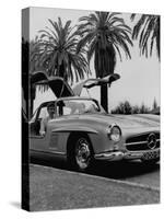 Mercedes Gullwing Sports Car-Ed Clark-Stretched Canvas