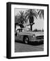 Mercedes Gullwing Sports Car-Ed Clark-Framed Premium Photographic Print