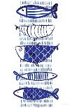Blue Fish II-Mercedes Lopez Charro-Art Print