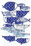 Blue Fish I-Mercedes Lopez Charro-Art Print