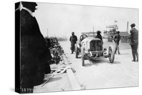 Mercedes of Christian Lautenschlager, French Grand Prix, Dieppe, 1908-null-Stretched Canvas