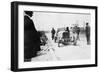 Mercedes of Christian Lautenschlager, French Grand Prix, Dieppe, 1908-null-Framed Photographic Print