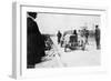 Mercedes of Christian Lautenschlager, French Grand Prix, Dieppe, 1908-null-Framed Photographic Print