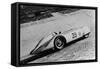 Mercedes Streamliner Car of Rudolf Caracciola in the Avusrennen Race, Berlin, Germany, 1937-null-Framed Stretched Canvas