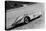 Mercedes Streamliner Car of Rudolf Caracciola in the Avusrennen Race, Berlin, Germany, 1937-null-Stretched Canvas