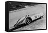 Mercedes Streamliner Car of Rudolf Caracciola in the Avusrennen Race, Berlin, Germany, 1937-null-Framed Stretched Canvas