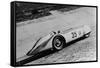 Mercedes Streamliner Car of Rudolf Caracciola in the Avusrennen Race, Berlin, Germany, 1937-null-Framed Stretched Canvas