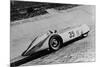 Mercedes Streamliner Car of Rudolf Caracciola in the Avusrennen Race, Berlin, Germany, 1937-null-Mounted Photographic Print