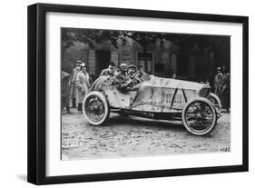 Mercedes Which Came Third in the 1914 French Grand Prix-null-Framed Photographic Print