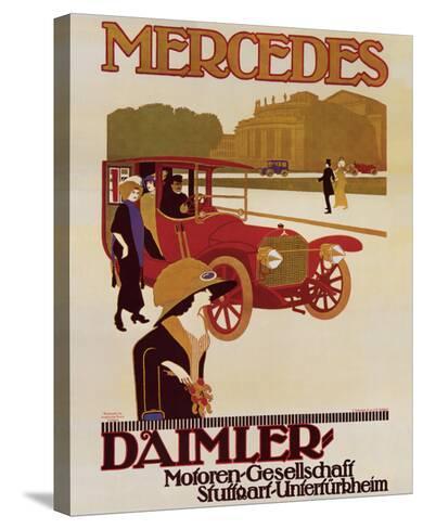 Mecedes Daimler Old advertising Poster reproduction