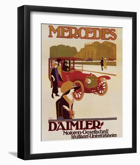 Mercedes-null-Framed Art Print