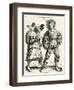 Mercenary soldier and his wife-Daniel Hopfer-Framed Giclee Print