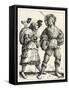 Mercenary soldier and his wife-Daniel Hopfer-Framed Stretched Canvas