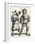 Mercenary soldier and his wife-Daniel Hopfer-Framed Giclee Print