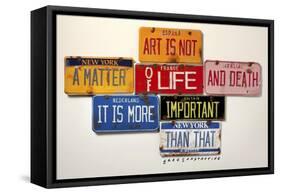 Mercer Art Not Life & Death-Gregory Constantine-Framed Stretched Canvas