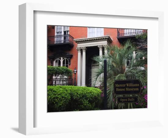 Mercer Williams House Museum, Savannah, Georgia, USA-Joanne Wells-Framed Photographic Print