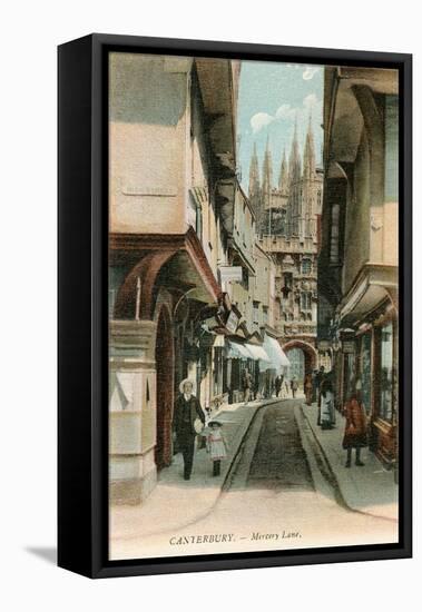 Mercery Lane, Canterbury, Kent, England-null-Framed Stretched Canvas