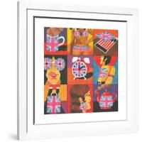 Merchandise, from 'Carnaby Street' by Tom Salter, 1970-Malcolm English-Framed Giclee Print