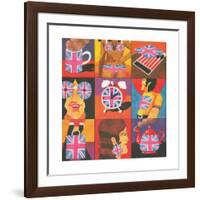 Merchandise, from 'Carnaby Street' by Tom Salter, 1970-Malcolm English-Framed Giclee Print