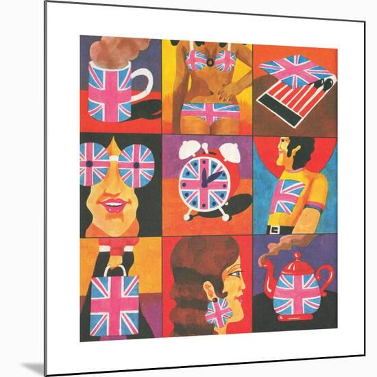 Merchandise, from 'Carnaby Street' by Tom Salter, 1970-Malcolm English-Mounted Giclee Print