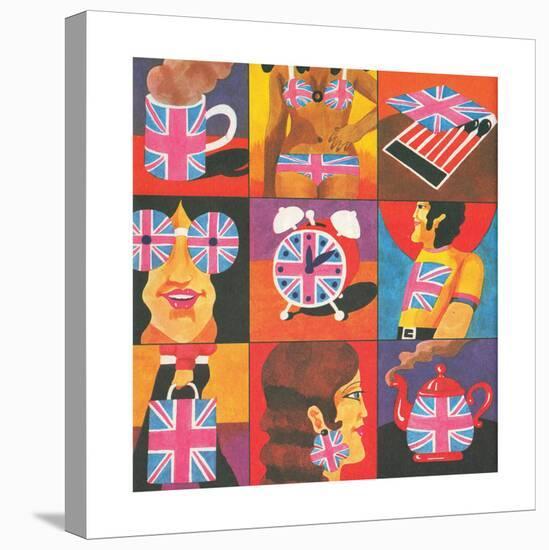 Merchandise, from 'Carnaby Street' by Tom Salter, 1970-Malcolm English-Stretched Canvas