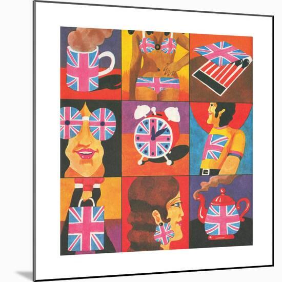 Merchandise, from 'Carnaby Street' by Tom Salter, 1970-Malcolm English-Mounted Giclee Print