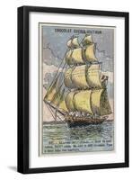 Merchant Brig, 18th Century-null-Framed Giclee Print