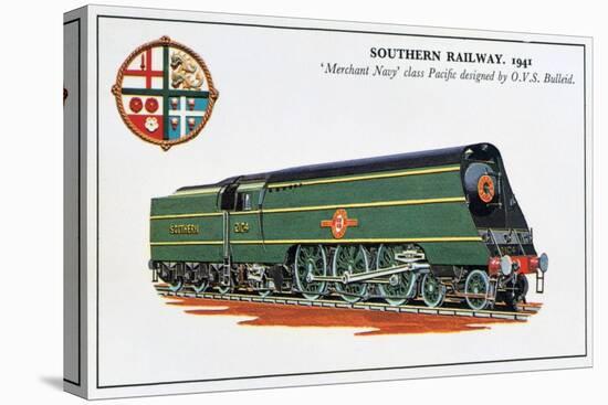 Merchant Navy Class, Southern Railway, 1941-null-Stretched Canvas