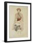 Merchant of Fez, C.1832-Eugene Delacroix-Framed Giclee Print