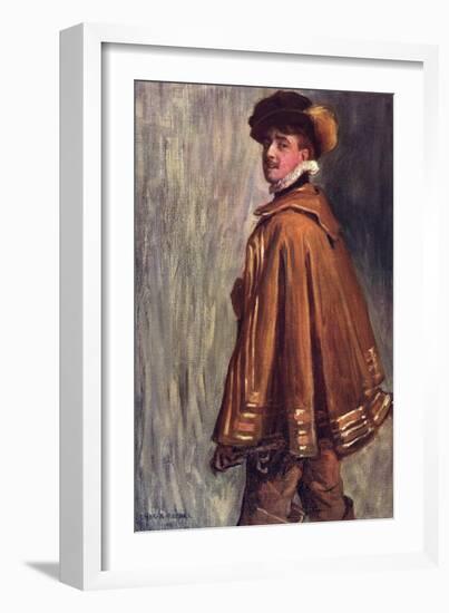 Merchant of V -Gratiano-Chas A Buchel-Framed Art Print