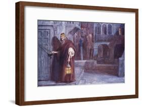 Merchant of V - Shylock-Chas A Buchel-Framed Art Print