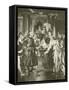 Merchant of Venice. Act Iv-Scene I-Felix Octavius Carr Darley-Framed Stretched Canvas