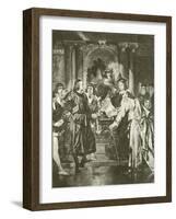 Merchant of Venice. Act Iv-Scene I-Felix Octavius Carr Darley-Framed Giclee Print