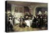 Merchant's Funeral Banquet, 1870s-Firs Sergeevich Zhuravlev-Stretched Canvas
