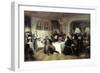 Merchant's Funeral Banquet, 1870s-Firs Sergeevich Zhuravlev-Framed Giclee Print