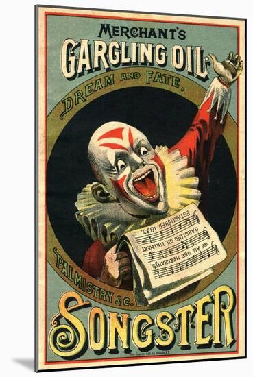 Merchant's Gargling Oil Advertisement Booklet Cover-null-Mounted Giclee Print