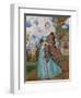 Merchant's Wife, 1923-Boris Michaylovich Kustodiev-Framed Premium Giclee Print