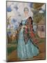 Merchant's Wife, 1923-Boris Michaylovich Kustodiev-Mounted Premium Giclee Print