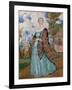 Merchant's Wife, 1923-Boris Michaylovich Kustodiev-Framed Giclee Print