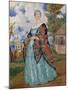 Merchant's Wife, 1923-Boris Michaylovich Kustodiev-Mounted Giclee Print