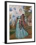 Merchant's Wife, 1923-Boris Michaylovich Kustodiev-Framed Giclee Print