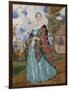 Merchant's Wife, 1923-Boris Michaylovich Kustodiev-Framed Giclee Print