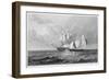 Merchant Ship is Attacked by Pirates-Clarkson Stanfield-Framed Art Print