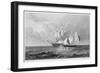 Merchant Ship is Attacked by Pirates-Clarkson Stanfield-Framed Art Print