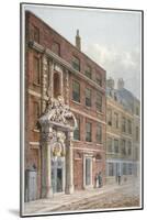 Merchant Taylors' Hall, Threadneedle Street, City of London, 1810-George Shepherd-Mounted Giclee Print